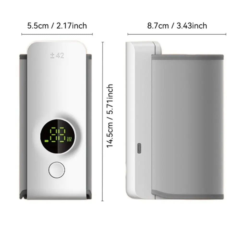 Constant Temperature Bottle Warmer Wireless Digital Display Milk Warmer Rapid Warming Portable Nighttime Milk Warmer Car Mount